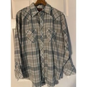 Vintage Men's Pearl Snap Western Shirt